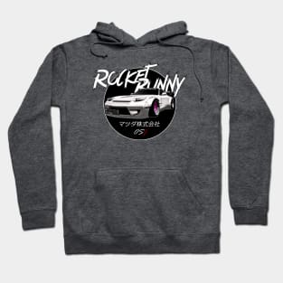 JDM RX-7 [FD] White Black Sun Edition Hoodie